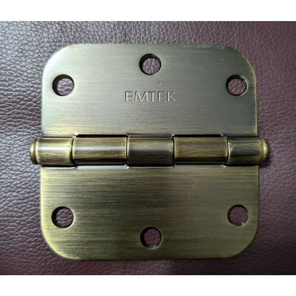Emtek - 9103314 - 9100 Stl Hinge Sd 1'' Rdcr 3.5" Us14- French Antique - Picture 4 of 5